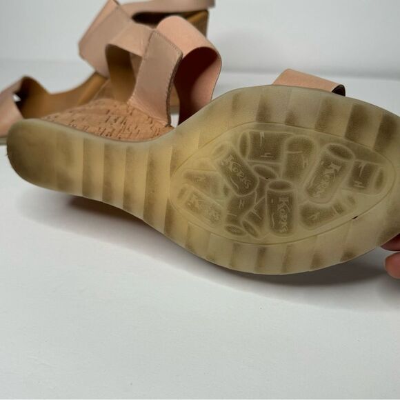 Korks sandals in beige size 10 - Picture 3 of 6
